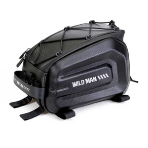 MTB Bike Bicycle Motorcycle Rear Rack Storage Bag Tail Seat Case Outdoor Cycling - Picture 1 of 24