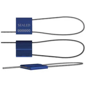Cambridge Security Seals 2,5 mm sigillo di sicurezza cavo 3/32"" x 12"" blu *confezione da 20* - Foto 1 di 1