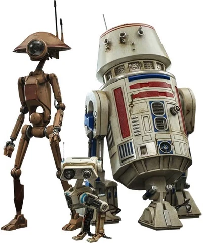 Star Wars: The Book of Boba Fett - R5-D4, Pit Droid & BD-72 1/6th Scale Figures Cover