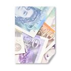 A4 - English Notes Money Currency Poster 21X29.7cm280gsm #15919