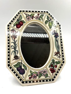 Santa Barbara Ceramic Design Mirror 1980s Freestanding or Hang - Picture 1 of 8