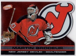 2001-02 Pacific Atomic Premiere Date #57 Martin Brodeur XX/90