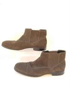 Calvin Klein  Size 9M  brown Suede Ankle High Pull On Men's Boots - Picture 1 of 8