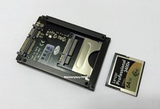 Lexar CFast Card 64GB + 1.8" mSATA Adapter HDD SSD Solid State Drive SLC 510MB/s