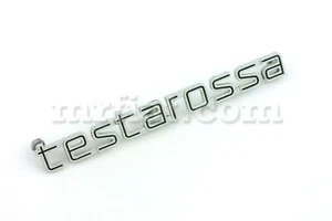 Insignia Ferrari Testarossa Script con 3 tachuelas nueva - Imagen 1 de 1