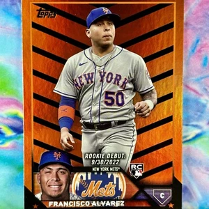 Francisco Alvarez Rookie Card  2023 Topps Update Halloween Foil #US255  Mets RC - Picture 1 of 7
