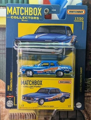 '22 MATCHBOX COLLECTORS 1962 PLYMOUTH SAVOY NO. 17/20 USA STOCK!!! - Image 1 of 4