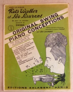 Vecchia Spartiti Originale Swing Piano Conceptions Léo Laurent Volume 3 - Foto 1 di 2