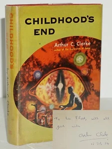 *SIGNED* PRESENTATION COPY, 1ST/1ST EDITION ~ CHILDHOOD'S END – ARTHUR C. CLARKE - Imagen 1 de 12