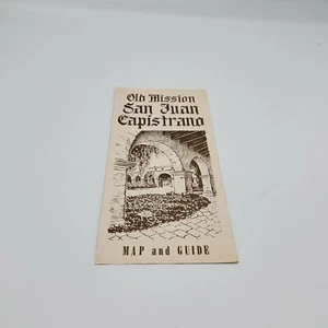 Alte Mission San Juan Capistrano Karte und Führer Urlaub Broschüre - Bild 1 von 4