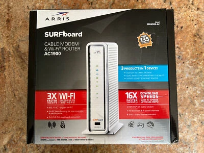 ARRIS SURFboard SBG6900AC Cable Modem and Wi-Fi Rooter.  Very clean.  - Image 1 of 4