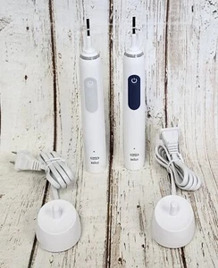 JUEGO DE 2 Cepillos de Dientes Recargables Oral-B Smart Clean 360, AZUL MARINO Y GRIS - Imagen 1 de 10