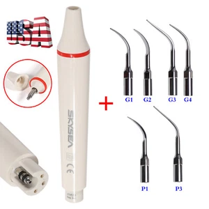Dental Ultrasonic Piezo Scaler Handpiece /6*Perio Tips Fit EMS Woodpecker SKYSEA - Picture 1 of 15