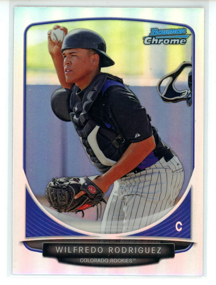 2013 Bowman Chrome Prospects Refractor #BCP148 Wilfredo Rodriguez (Rockies) - Image 1 of 1