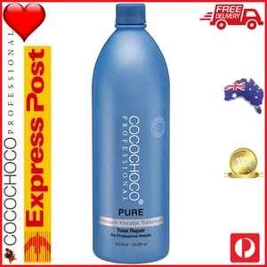 ❤❤ COCOCHOCO Pro PURE Keratin Treatment 1000ml Hair Salon FREE EXPRESS DELIVERY - Picture 1 of 24