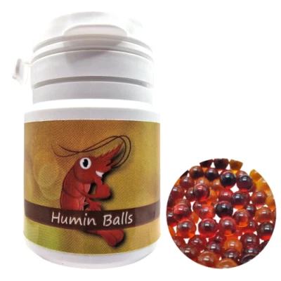 Jelly Balls "Humin" / 100 Stück / Garnelen Aquarium Seemandelbaum Aufbereiter - Bild 1 von 3