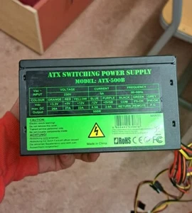 500 Watt Netzteil für Computer - Bild 1 von 2