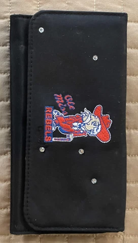Ole Miss Johnny Reb Vintage Ladies Wallet Gameday Cover