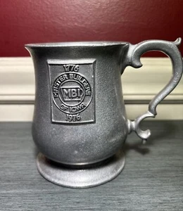 Vtg Master Builders Of Iowa 1776 MBI Pewter Tankard Mug *Made In the U.S.A.* - Picture 1 of 4
