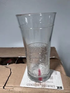 New Old Stock Box of 12 Smirnoff Vodka 2013 Embossed Tumbler Style 330ml Glasses - Picture 1 of 8