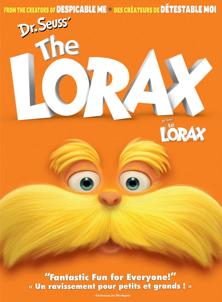 Dr. Seuss' The Lorax (DVD, 2012)