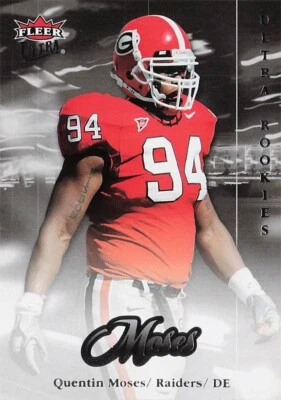 2007 Fleer Ultra Rookies Football #279 Quentin Moses - Image 1 of 3