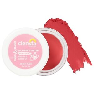 Clensta Lush & Blush Lip, Cheek & Eye Tint 5gm - Candy Cane