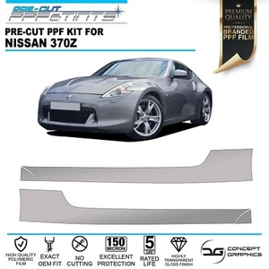 Side Sill Rocker Stone Chip Guard PPF Paint Protection Film Kit For Nissan 370z - Picture 1 of 2