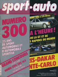 SPORT AUTO n°300 01/1987 MONTE CARLO PARIS DAKAR AMG 560E HONDA CIVIC CRX 16S - Imagen 1 de 1