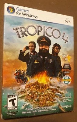 SEALED TROPICO 4 Boxed Game PC DVD-ROM 2011 software windows IBM - Image 1 of 2