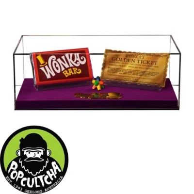 Willy Wonka - Golden Ticket, Wonka Bar & Everlasting Gobstopper Replica Set