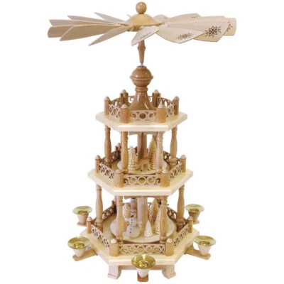 雪人旋转木马德国金字塔 — 第 1/4 张图片