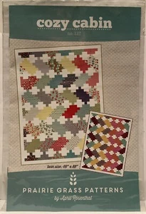 Prärie Gras Muster "Cozy Cabin" Scrappy Twin & 6 Farben Twin 66" x 88" #127 - Bild 1 von 2