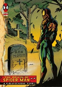 ORIGIN OF - A GRAVESIDE VOW! / Amazing Spider-Man 1994 BASE Trading Card #132 - Picture 1 of 2