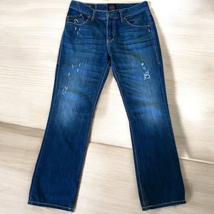 Pantalones de mezclilla para mujer Rock & Republic Henlee intencionalmente desgastados azules talla 32x30 - Imagen 1 de 8