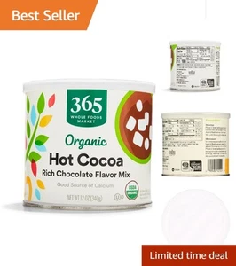 Organic Hot Cocoa - Rich Chocolate Flavor Mix, 12 Ounce for Ultimate Indulgence - Picture 1 of 9