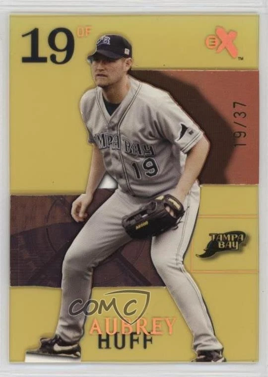 2003 EX Essential Credentials Future /37 Aubrey Huff #66 - Image 1 of 2