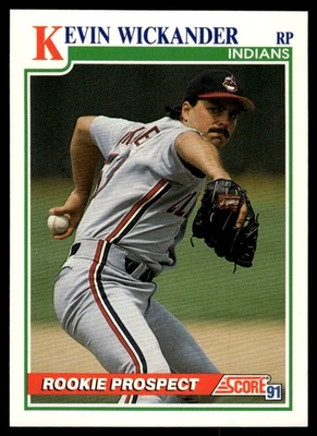 1991 Score #355 Kevin Wickander - Image 1 of 2