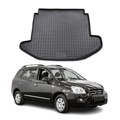 OMAC 货物垫衬里适用于起亚隆多 2007 - 2010 后备箱防水 TPE 黑色 — 第 1/4 张图片