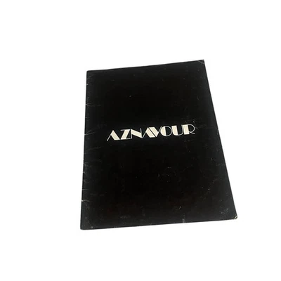 Charles Aznavour Concert Tour Programme Book Rare French Singer Memorabilia - Image 1 of 4