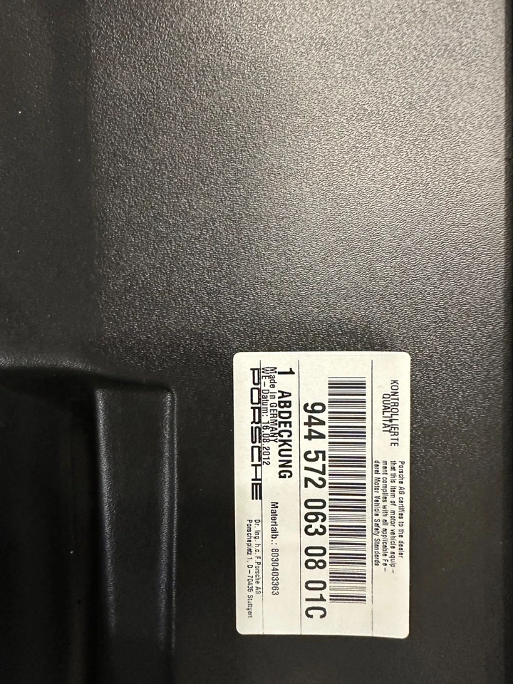 PORSCHE 944 944 TURBO 951 944S2 968 CUBIERTA CUBIERTA LIMPIAPARABRISAS MOTOR Foto 1 de 2