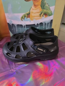 Shimano Evair Marine Mens Fishing Sandals Shoes Size 8 Black Color Used - Bild 1 von 6