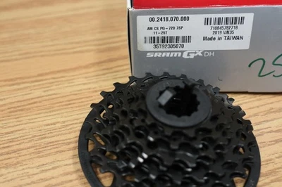 SRAM GX PG-720 DH Cassette - 7-Speed, 11-25t, Splined Driver Body Compatible, A1 - Image 1 of 3