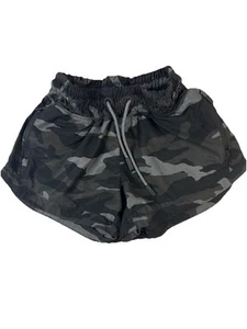 Athleta Girl Girls Black Camo All Play 3" Shorts Size XS 6 - Picture 1 of 4