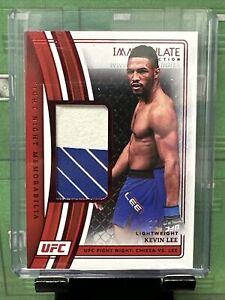 2023 Immaculate Collection UFC - Fighter Worn/Used Material - Kevin Lee 22/25