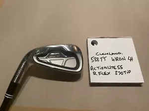 NEW OLD STOCK Cleveland 588 TT 4 Iron L/H R FLEX ACTIONLITE 55 370 TIP GOLF CLUB - Picture 1 of 9