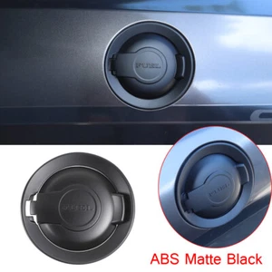 For Dodge Challenger 2009-20 Matte Black ABS Fuel Tank Cover Door Gas Filler Cap - Foto 1 di 9