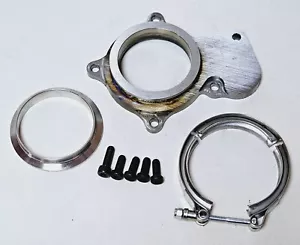 Downpipe Turbo Flange 3" V-band fits Holset HX40W Cummins Diesel 6CTA C30 8.3L - Bild 1 von 2