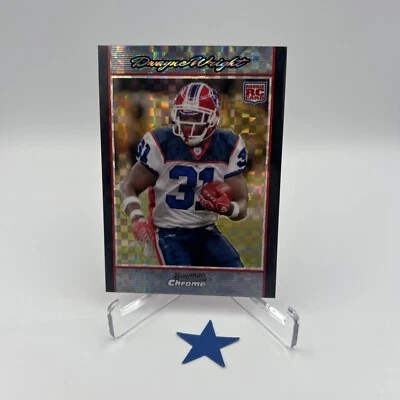 2007 Bowman Chrome - X-Fractor #BC99 Dwayne Wright 129/250 (RC) - Image 1 of 4