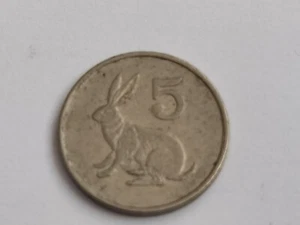 Zimbabue 5 centavos 1997 #114 - Imagen 1 de 2